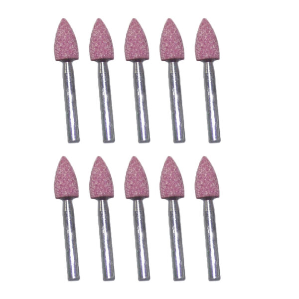 Schleifstift Spitzbogen, Polierstift, Schleifstein für Feinbohrschleifer, K.46, 12 x 20 mm - 10 Stück – Bild 2