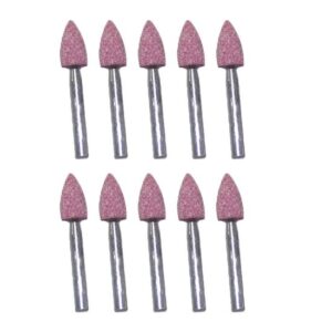 Schleifstift Spitzbogen, Polierstift, Schleifstein für Feinbohrschleifer, K.46, 12 x 20 mm - 10 Stück