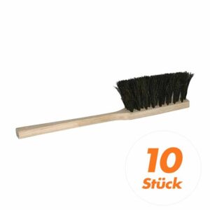 Handfeger mit Arenga-Borsten und Stielloch - Handbesen - Kehrbesen - nässebeständig - 10 Stück