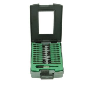 HiKOKI Bit-Set 1/4“ 751190 Schlagfest, Bitsatz, Bit-Sortiment, 38mm Länge, Lange Lebensdauer, 21-teilig