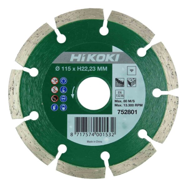 Hikoki Diamant Trennscheiben, Trennscheibe, Diamantscheibe, Diamanttrennscheibe - Beton / Stein / Fliesen / Glasfaser / Universal – Bild 2