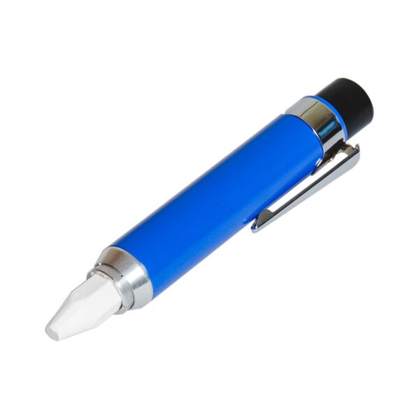 Bleispitz Kreidestifthalter mit praktischer universal Kreide-Aufnahme aus Aluminium mit Befestigungs-Clip, für runde und eckige Kreide – Bild 2
