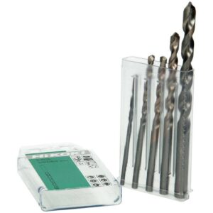 HiKOKI Universalbohrer MULTIPACK 5-teilig, 3/4/5/6/8mm, Holzbohrer, Steinbohrer, Metallbohrer, Kunststoffbohrer
