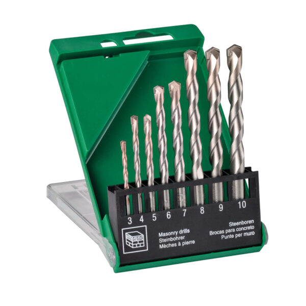 HiKOKI Zylinderschaftbohrer für Beton/Mauerwerk Set 8-teilig, Bohrersatz, Betonbohrer, Steinbohrer – Bild 2