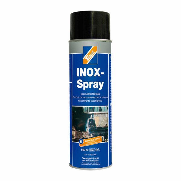 TECHNOLIT Inox-Spray 500ml, Schweißpunktversiegelung, Korrosionsschutz, Schweißspray, Kunststoffbeschichtung, Primer – Bild 2