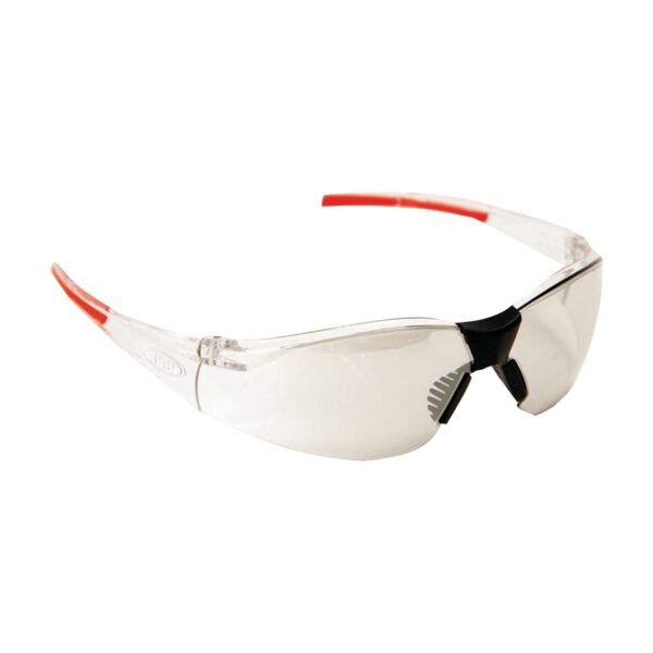 Schutzbrille JSP Stealth 8000 transparent silber kratzfest mit Seitenschutz, Sicherheitsbrille, Arbeitsschutzbrille – Bild 2