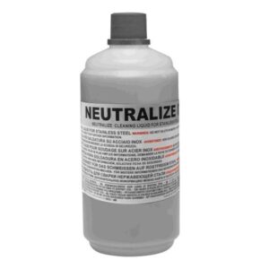 Telwin Neutralize-it Neutralisierer, Reiniger, Fleckenentferner - Nachbearbeitung mit der Flüssigkeit für glänzenden und rostfreien Stahl 1L