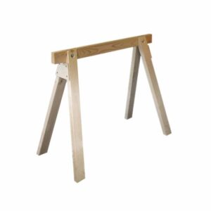 Hawe Arbeitsbock 807.02, Robust und belastbar, Unterstellbock, Werkstattbock aus Fichtenholz, 870x750mm