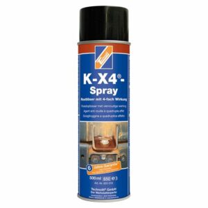 TECHNOLIT Rostlöser-Spray K-X-4 500 ml, Rostentferner, Entroster, Konservierung, Schmiermittel, Feuchtigkeitsverdrängend