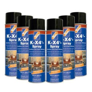 TECHNOLIT Rostlöser-Spray K-X-4 500 ml, Rostentferner, Entroster, Konservierung, Schmiermittel, Feuchtigkeitsverdrängend