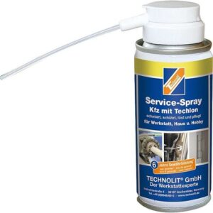 TECHNOLIT Service-Spray Kfz 100 ml, Multispray, Schmiermittel, Schmieröl, Ölspray, Multifunktionsöl