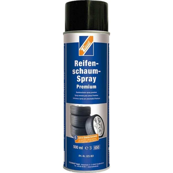TECHNOLIT Reifenschaum-Spray Premium 500 ml, Reifenglanz, Reifenspray, Aktivschaum, Reifenpflege, Gummipflege – Bild 2
