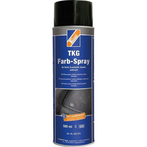 TECHNOLIT TKG-Farbspray 500 ml, für Teppich, Kunststoff, Gummi, Textil, Fußmatten – Bild 2