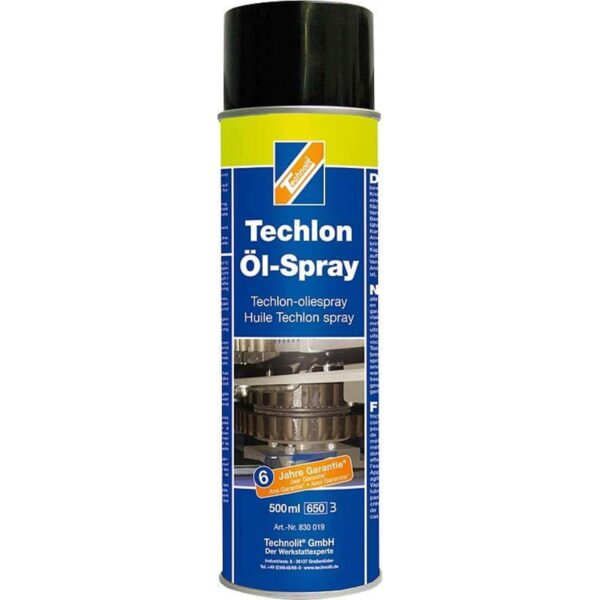TECHNOLIT Techlon-Öl-Spray 500 ml, Schmierspray, Schmiermittel, Schmieröl, Langzeitwirkung – Bild 2