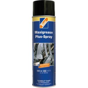 TECHNOLIT Maxigrease Plus Spray 500 ml, Fettspray, haftstark, verschleißarm, Langzeitschmierfett