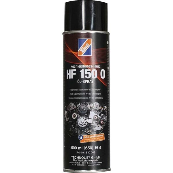 TECHNOLIT Öl-Spray Hochleistungs-Fluid HF150O 500 ml, Schmiermittel, Schmieröl, Kriechöl, Schmierstoff – Bild 2