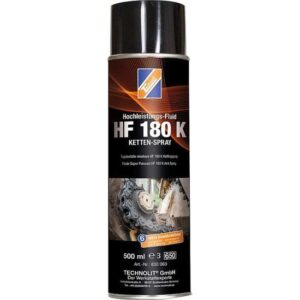 TECHNOLIT Ketten-Spray Hochleistungs-Fluid HF180K 500 ml, Kettenfett, Haftschmierfett, Haftschmierstoff