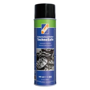 TECHNOLIT Entfetter-Spray TechnoSafe 500 ml, Teilereiniger, Entfetter für Motor- und Fahrzeugteile, Ketten