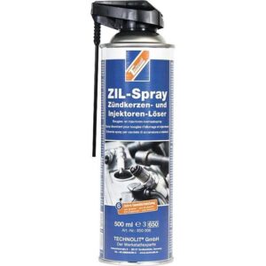 TECHNOLIT Zündkerzen- und Injektoren-Löser ZIL-Spray 500 ml, Glühkerzenlöser, Rostlöser, Kältespray