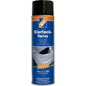 TECHNOLIT Klarlack-Spray 500 ml, Lackspray, Lackschutzspray, Hochglanz, Sprühlack transparent