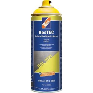 TECHNOLIT RosTEC 4-Fach Rostschutz RAL Spray 500 ml, Farbspray, Rostschutzspray, Korrosionsschutz, Grundierung