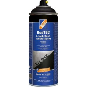 TECHNOLIT RosTEC 4-Fach Rostschutz RAL Spray 500 ml, Farbspray, Rostschutzspray, Korrosionsschutz, Grundierung