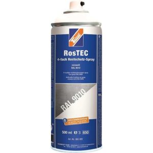 TECHNOLIT RosTEC 4-Fach Rostschutz RAL Spray 500 ml, Farbspray, Rostschutzspray, Korrosionsschutz, Grundierung