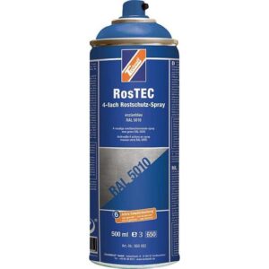 TECHNOLIT RosTEC 4-Fach Rostschutz RAL Spray 500 ml, Farbspray, Rostschutzspray, Korrosionsschutz, Grundierung