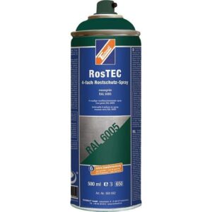 TECHNOLIT RosTEC 4-Fach Rostschutz RAL Spray 500 ml, Farbspray, Rostschutzspray, Korrosionsschutz, Grundierung