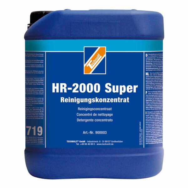 TECHNOLIT HR-2000 Super Reinigungskonzentrat, Gastroreiniger, alkalisches Konzentrat, Fettreiniger, Küchenreiniger, für Lebensmittelbereich – Bild 2
