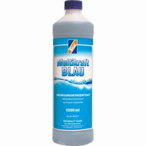 TECHNOLIT Multikraft BLAU Universalreiniger alkalisch 1 Liter, Fliesenreiniger, Textilreiniger, Haushaltsreiniger, Bodenreiniger, Universalreiniger, Allzweckreiniger