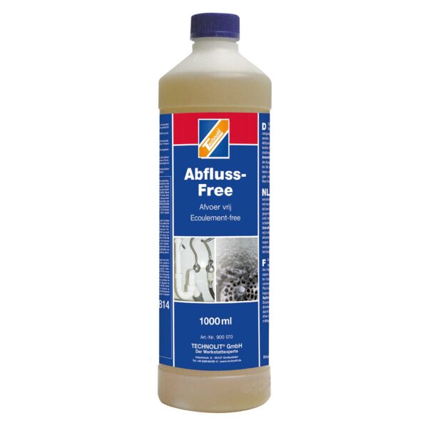 TECHNOLIT Abfluss-Free Reinigungskonzentrat 1 Liter, Abflussreiniger, Rohrreiniger, Abfluss Rohr frei – Bild 2