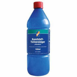 TECHNOLIT Kunststoff-Tiefenreiniger silikonölfrei 1 Liter - Gummireiniger, Fahrzeugreiniger, Plastikreiniger, Kunststoffpflege, Gummipflege