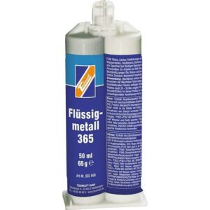 TECHNOLIT Flüssigmetall 365 50 ml, Stahl, Eisen, Guß, Metallkleber, Spachtelmasse