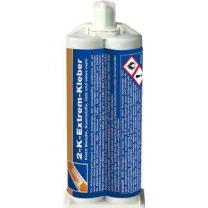 TECHNOLIT 2-K-Extrem-Kleber 50 ml, Alleskleber, Mehrzweckkleber, Industriekleber, Montagekleber, Kraftkleber