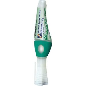 TECHNOLIT Multikraft Rapid Gummi 12g, haftstarker Gummikleber, punktgenaue Dosierung, Sekundenkleber