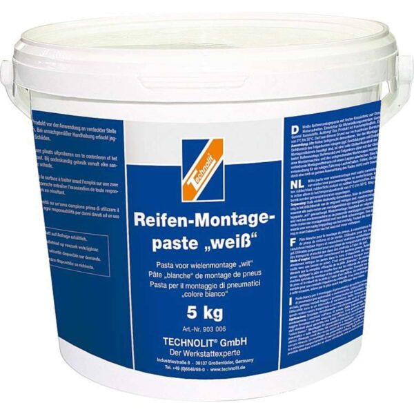 TECHNOLIT Reifen-Montagepaste 5 kg, Reifenmontierpaste, Montagepaste, Reifenpaste, Reifenmontage – Bild 2