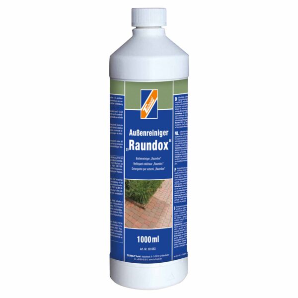 TECHNOLIT Außenreiniger Raundox 1 Liter, Terrassenreiniger, Steinreiniger, Pflasterreinigung – Bild 2
