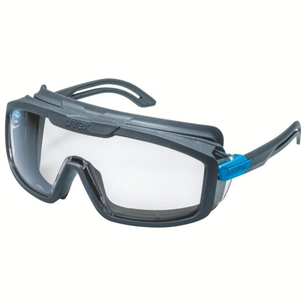 Schutzbrille uvex i-guard, verstellbare Bügelbrille, beschlagfrei, kratzfest, chemikalienbeständig – Bild 2