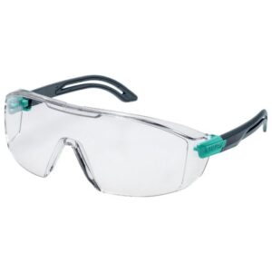 Schutzbrille uvex i-lite planet, verstellbare Bügel aus Biomaterial, beschlagfrei, kratzfest, chemikalienbeständig