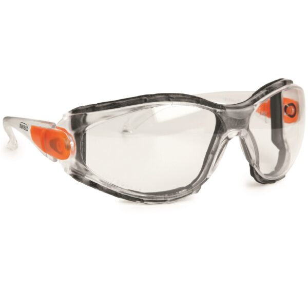 Infield Schutzbrille Matador klar beschlagfrei, antistatisch, kratzresistent - werkstatt-king.de - Sicherheitsbrille, Arbeitsschutzbrille – Bild 2