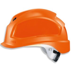 uvex Schutzhelm pheos B-S-WR, Bauhelm m. kurzem Schirm u. Belüftung, Sicherheitshelm, Arbeitsschutzhelm, Baustellenhelm, Bauarbeiterhelm