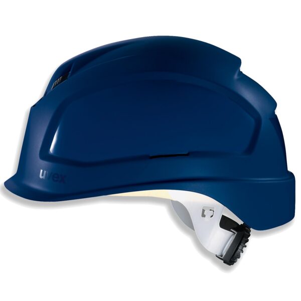 uvex Schutzhelm pheos B-S-WR, Bauhelm m. kurzem Schirm u. Belüftung, Sicherheitshelm, Arbeitsschutzhelm, Baustellenhelm, Bauarbeiterhelm – Bild 2