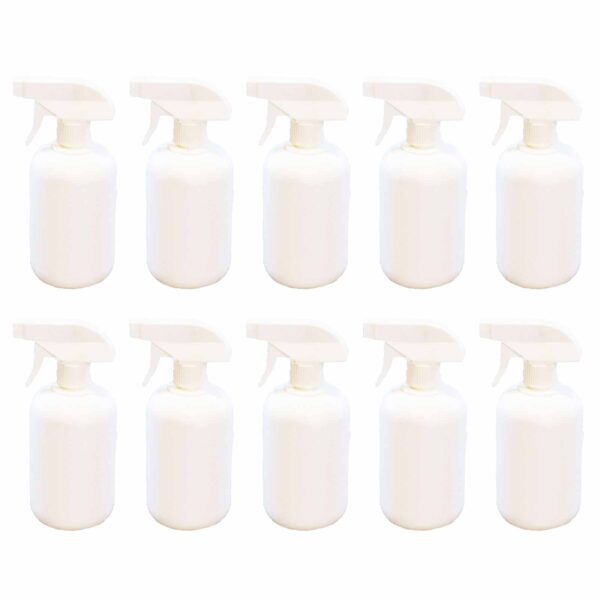 De Witte Sprühflasche 500 ml inkl. Sprühkopf 10 Stück, Sprayflasche, PE-Flasche, Gewinde 28/410 – Bild 2