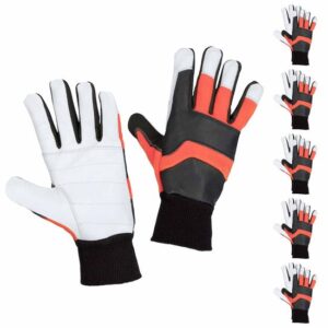 Kettensägen-Handschuhe Keron Forester 6 Paar, Forsthandschuh, Schutzhandschuh, Schnittschutzhandschuh, Motorsägen Handschuh