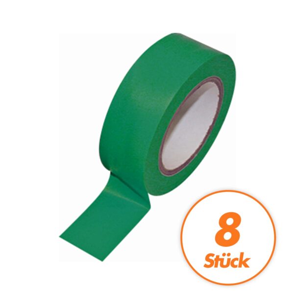Isolierband Dichtband Klebeband PVC - SET mit 8 STÜCK - Größe 19 mm x 10 m – Bild 2