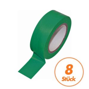Isolierband Dichtband Klebeband PVC - SET mit 8 STÜCK - Größe 19 mm x 10 m