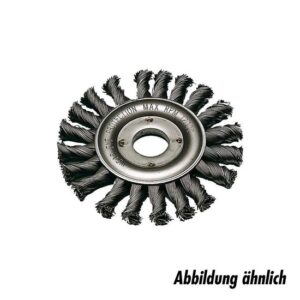 Zopf-Rundbürste INOX Ø 115 mm - Drahtstärke 0,50mm