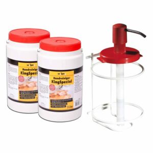WILPEG Handreiniger KingSpezial - 6 Liter inkl. Spendersystem, Handwaschpaste, Reinigungspaste