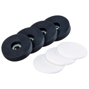 Magnethalterung für uvex Reinigungsstation 9970005 mit Magneten, Schrauben, Muttern